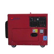 factory direct sale cheap soundproof CE ISO 7kw silent mobile diesel generator backup power portable